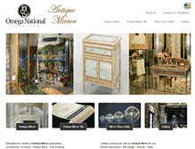 Tablet Screenshot of antiquedecormirrors.com